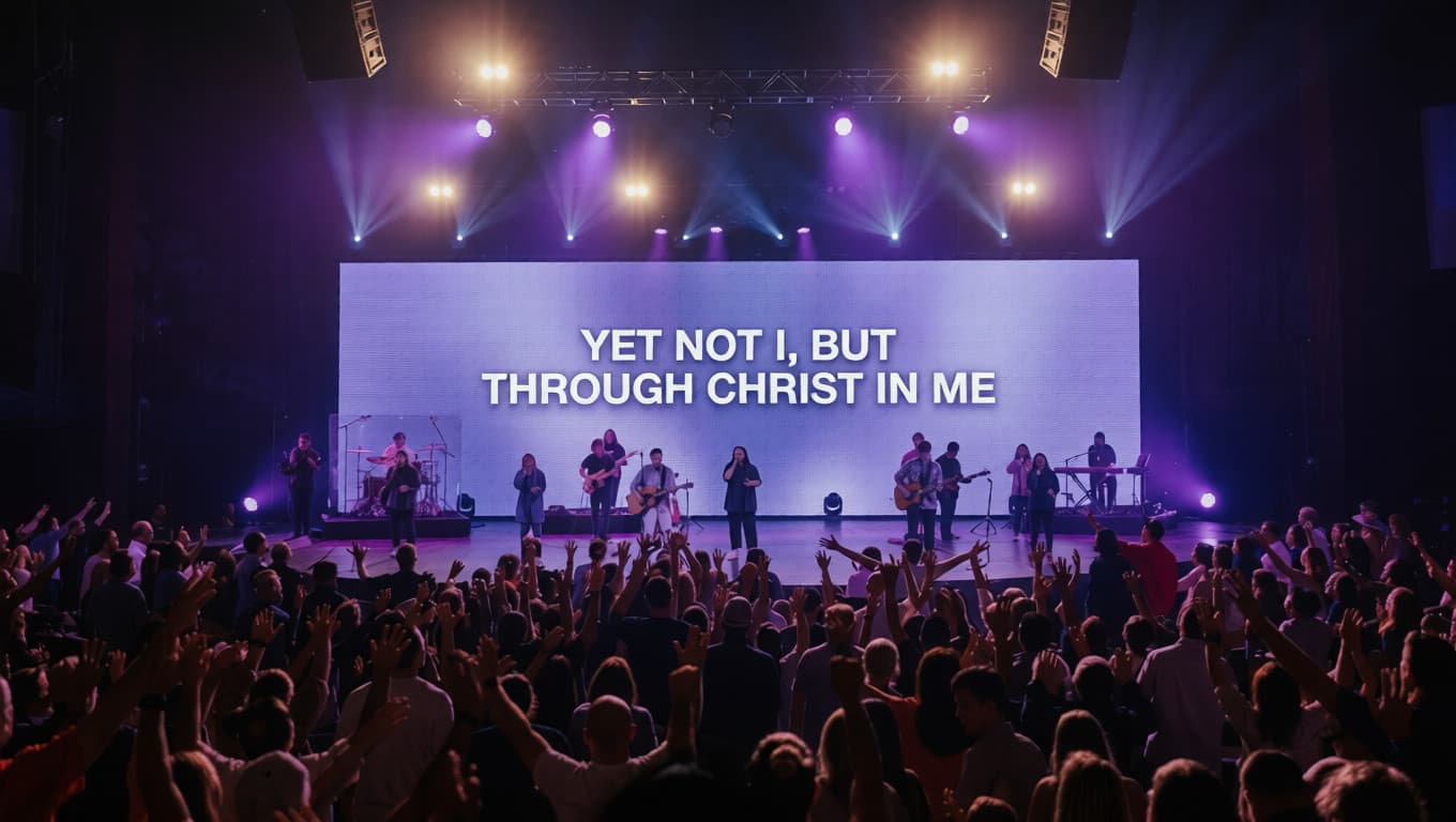 Present worship presentation software — live lyrics and Bible display